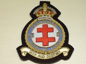 41 Squadron KC RAF blazer badge - Click Image to Close