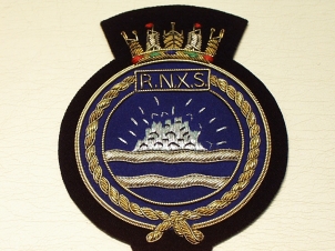 Royal Navy Auxiliary Service (Minesweeping) blazer badge - Click Image to Close