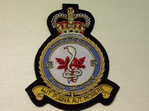 92 Squadron QC RAF blazer badge - Click Image to Close