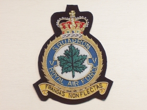 5 Squadron RAF QC blazer badge - Click Image to Close