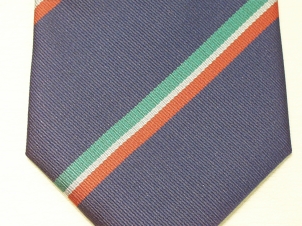 Merchant Navy Service polyester striped tie - Click Image to Close