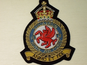 18 Squadron KC RAF blazer badge - Click Image to Close