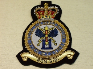 RAF Station High Wycombe blazer badge - Click Image to Close