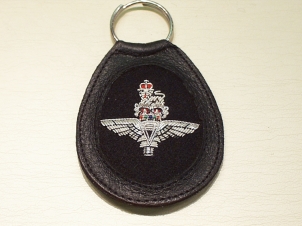 Parachute Regiment leather key ring - Click Image to Close