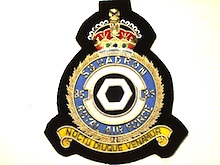 85 Squadron KC wire blazer badge - Click Image to Close